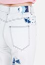 thumb-Afficher les détails de 896  Maria Pantalon Bleu Tapered Leg  En  Mom Fit Femme