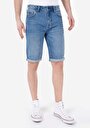 thumb-Afficher les détails de Short Bleu Regular Fit Homme