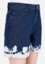 thumb-Afficher les détails de Short Bleu Mom Fit Femme