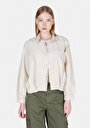 thumb-Afficher les détails de Chemise À Manches Longues Beige Regular Fit Droit  Femme