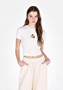 thumb-Afficher les détails de Blanc Femmes T-shirt À Manches Courtes