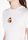thumb-Afficher les détails de Blanc Femmes T-shirt À Manches Courtes