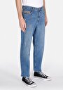thumb-Afficher les détails de 046 Marco Pantalon  Straight Leg Medium Rise En Jean Loose Straight Fit Homme