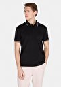 thumb-Afficher les détails de Noir Homme T-shirt Polo À Manches Courtes