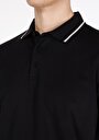 thumb-Afficher les détails de Noir Homme T-shirt Polo À Manches Courtes