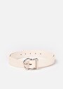 thumb-Afficher les détails de Ceinture Ecru Modern Fit Femme