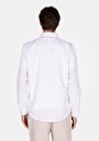 thumb-Afficher les détails de Chemise À Manches Longues Blanc Regular Fit Droit Popeline Homme