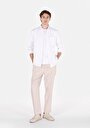 thumb-Afficher les détails de Chemise À Manches Longues Blanc Regular Fit Droit Popeline Homme