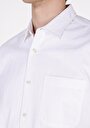 thumb-Afficher les détails de Chemise À Manches Longues Blanc Regular Fit Droit Popeline Homme