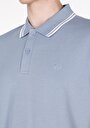 thumb-Afficher les détails de Bleu Homme T-shirt Polo À Manches Courtes