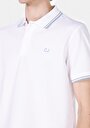thumb-Afficher les détails de Blanc Homme T-shirt Polo À Manches Courtes