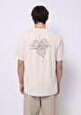 thumb-Afficher les détails de T-shirt À Manches Courtes Beige Comfort Fit Droit Homme