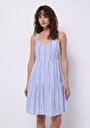 thumb-Afficher les détails de Robe Bleu Regular Fit    Femme