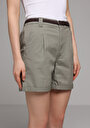 thumb-Afficher les détails de Short Kaki Regular Fit Femme