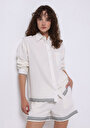 thumb-Afficher les détails de Short Blanc Regular Fit Femme