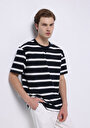 thumb-Afficher les détails de T-shirt À Manches Courtes Marine Comfort Fit Rayé Homme
