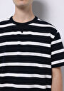 thumb-Afficher les détails de T-shirt À Manches Courtes Marine Comfort Fit Rayé Homme