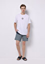 thumb-Afficher les détails de Short De Bain Bleu Slim Fit Doublé Homme