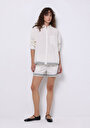 thumb-Afficher les détails de Chemise À Manches Longues Blanc Regular Fit Brodé Uni Femme