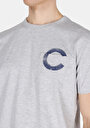 thumb-Afficher les détails de Gris Homme T-shirt À Manches Courtes