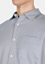 thumb-Afficher les détails de Gris Homme Chemise À Manches Longues