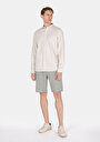 thumb-Afficher les détails de Chemise À Manches Longues Beige Relaxed Fit Droit Lin Homme