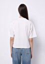 thumb-Afficher les détails de T-shirt À Manches Courtes Blanc Regular Fit Imprimé Femme