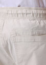 thumb-Afficher les détails de Pantalon Blanc Uzun Medium Rise En Sergé Comfort Fit Homme