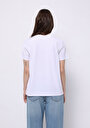 thumb-Afficher les détails de T-shirt À Manches Courtes Blanc Regular Fit Imprimé Femme