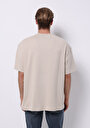 thumb-Afficher les détails de T-shirt À Manches Courtes Blanc Oversize Fit Droit Homme