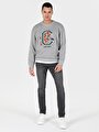 thumb-Afficher les détails de Pull-over Gris Comfort Fit  Homme