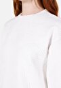 thumb-Afficher les détails de Pull-over Blanc Regular Fit  Femme