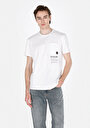 thumb-Afficher les détails de T-shirt À Manches Courtes Blanc Regular Fit Droit Homme