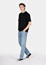 thumb-Afficher les détails de 045 David Pantalon  Straight Leg Medium Rise En Jean Regular Fit Homme