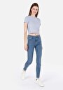 thumb-Afficher les détails de 759 Lara Pantalon Bleu   En  Skinny Fit Femme