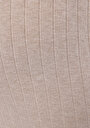 thumb-Afficher les détails de Jupe Beige Slim Fit Droit Côtelé Mdi Femme
