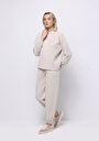 thumb-Afficher les détails de Pantalon De Survêtement Beige Regular Fit Femme