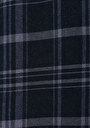 thumb-Afficher les détails de Chemise À Manches Longues Bleu Comfort Fit Plaid Sergé Homme
