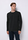 thumb-Afficher les détails de T-shirt À Manches Longues Kaki Regular Fit  Homme