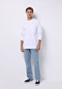 thumb-Afficher les détails de T-shirt À Manches Longues Blanc Comfort Fit  Homme