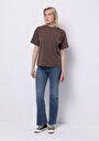 thumb-Afficher les détails de Tricoter Marron Regular Fit  Femme