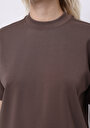 thumb-Afficher les détails de Tricoter Marron Regular Fit  Femme