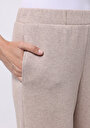 thumb-Afficher les détails de Pantalon De Survêtement Beige Regular Fit Femme