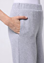 thumb-Afficher les détails de Pantalon De Survêtement Gris Regular Fit Femme