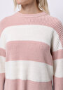 thumb-Afficher les détails de Pull Rose Regular Fit Manches Longues  Femme