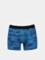 thumb-Afficher les détails de Sous-vêtements Bleu Modern Fit Imprimé Homme
