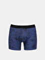thumb-Afficher les détails de Sous-vêtements Bleu Modern Fit Imprimé Homme