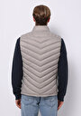 thumb-Afficher les détails de Gilet Beige Slim Fit Homme