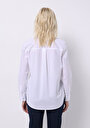 thumb-Afficher les détails de Chemise À Manches Longues Blanc Regular Fit Droit Uni Femme