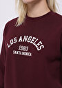 thumb-Afficher les détails de Pull-over Bordeaux Regular Fit  Femme